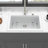 Quartz Kitchen Sink - 30" X 22" X 10" White Granite Composite Workstation Drop-In Kitchen Sink