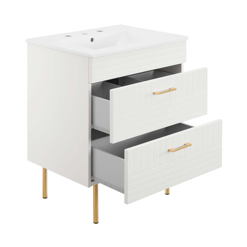 Meuble-lavabo 24 po Day Break, Blanc