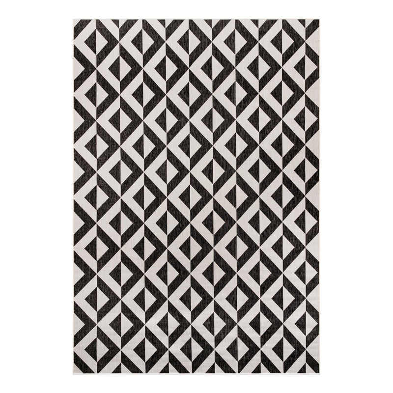 Tapis intérieur / extérieur Jill Zarin Napa, Rectangle 10 pi x 14 pi 1 po
