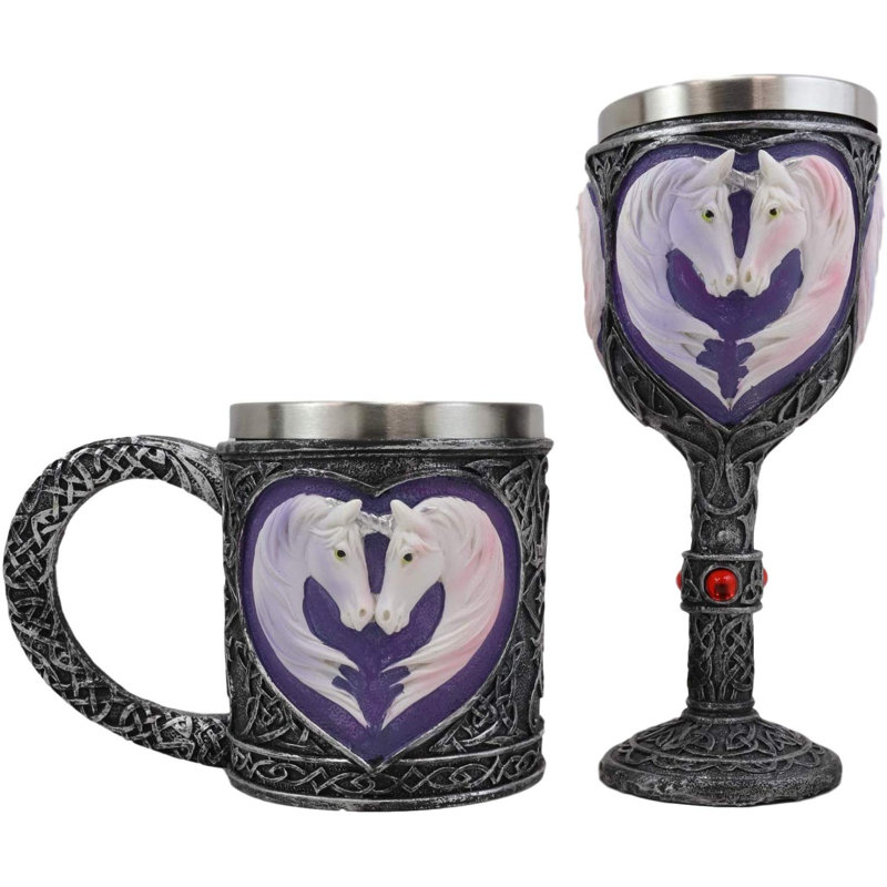 Ensemble de verres assortis en acier inoxydable 2 pièces Canady