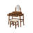 Crosstown Makeup Vanity Set with Stool