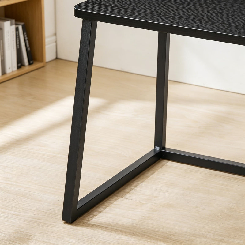 Support d'imprimante à 2 niveaux avec rangement pour bureau, tablette de bureau pour bureau, cuisine, salon, accessoires de bureau personnel, noir