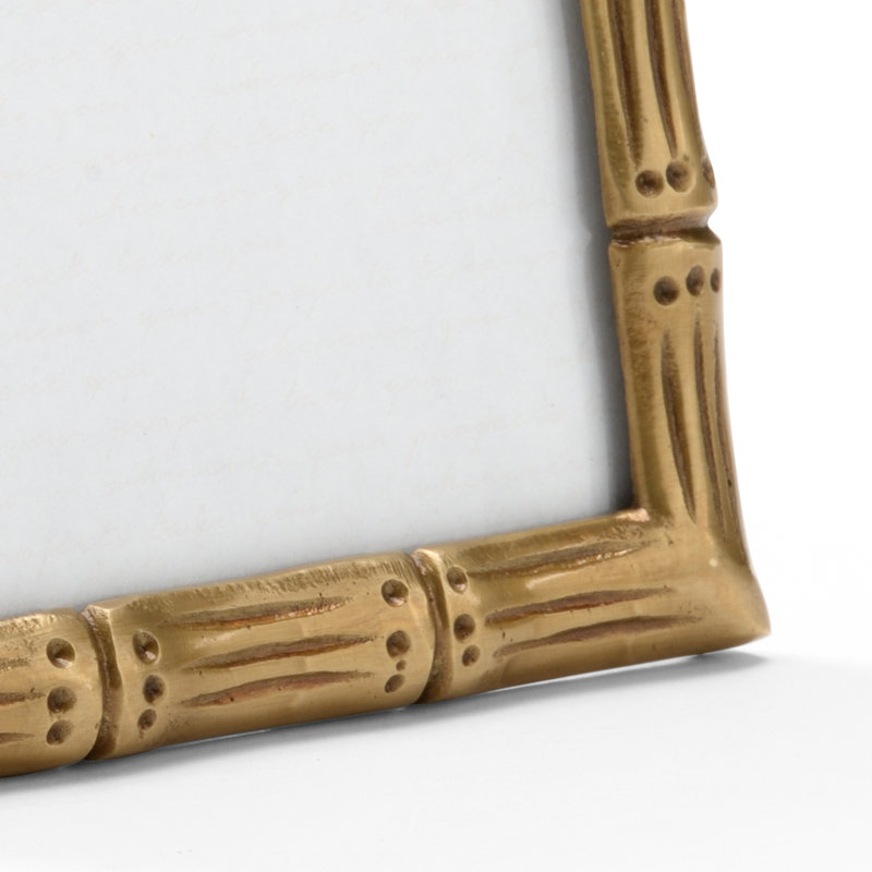 Metal Single Picture Frame in Antique/Clear, 5" x 7"