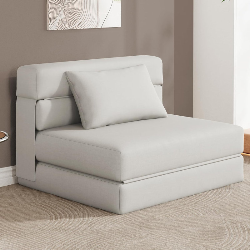 Upholstered Accent Chair, Beige