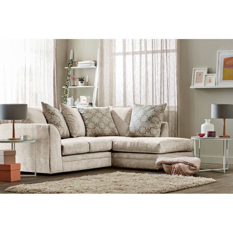 Arabella 2 - Piece Living Room Set, Right Hand, Stone/Grey