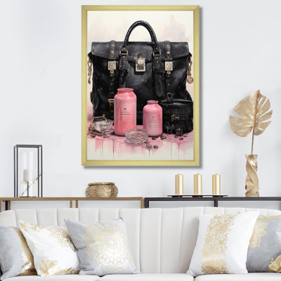Sacs de créateurs roses Plancroft Glamour II - imprimé