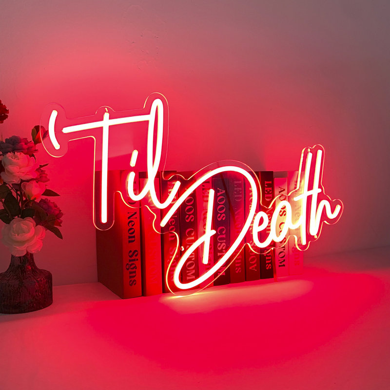No Subject Themed Neon Sign