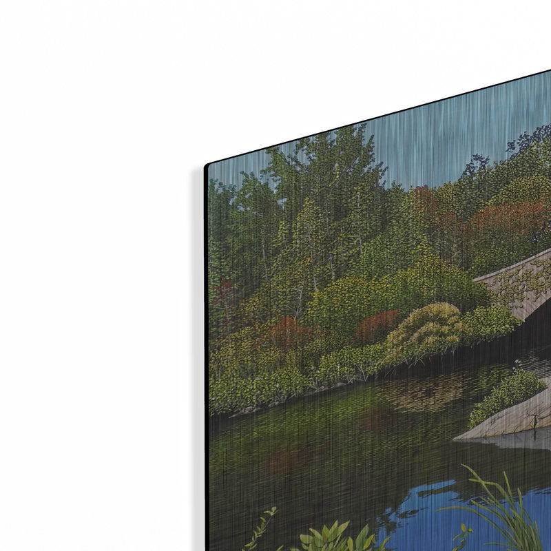  «Kiss Of Fall 2017» par Kenneth M Kirsch, art mural en métal, 24 po x 16 po, H 16 po x l 24 po