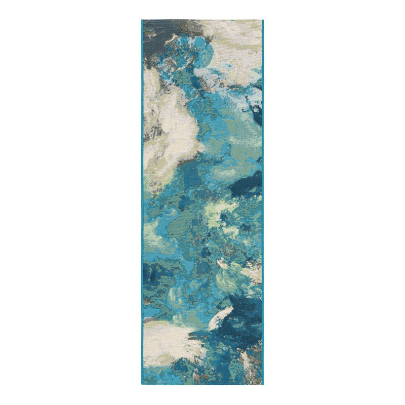 Keazia Indoor/Outdoor Area Rug, Runner 2' x 6'1"