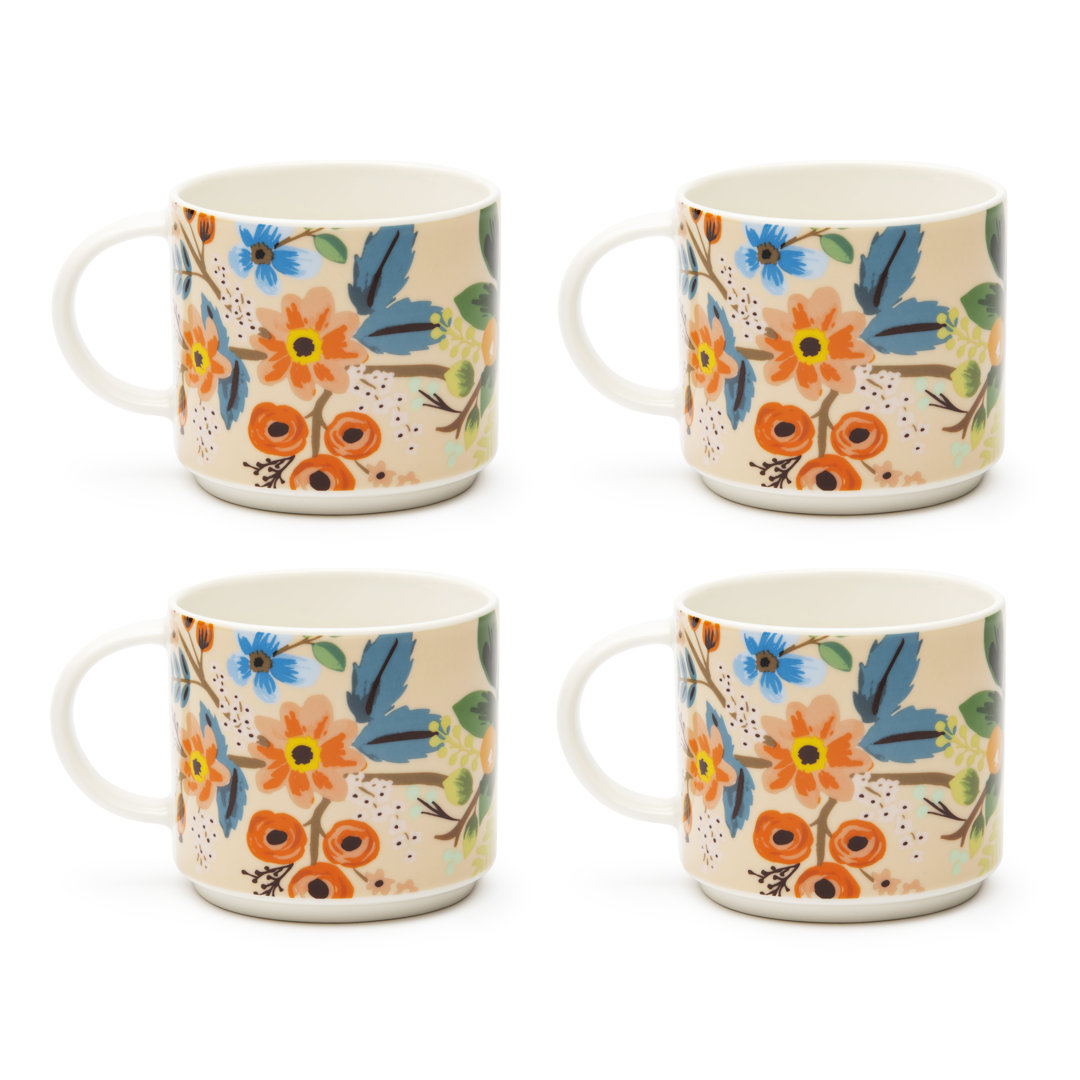 Excelsa Fiori Frida 4er Set Teebecher