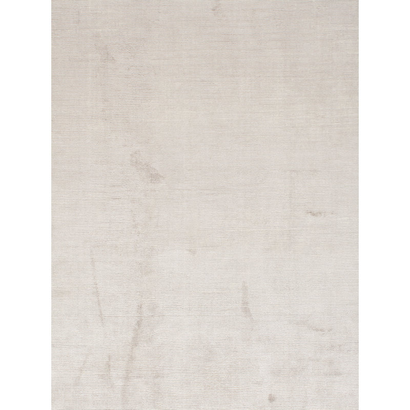 Simplicity Chic Solid Area Rug in Beige, Rectangle 6'9" x 10'2"