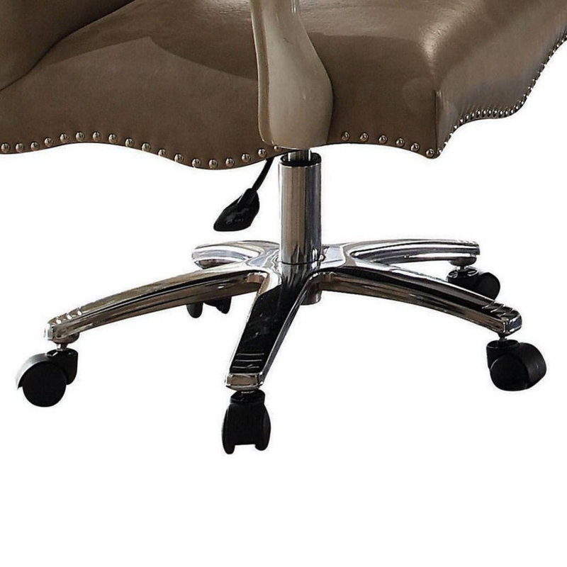 Fauteuil d'appoint en similicuir Vintage and Bone