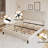 Full Size Linen Bed Frame, Upholstered Platform Bed Frame with Adjustable Headboard, Wooden Slats Support, No Box Spring Needed, Easy Assembly, Beige-703677020-703677022