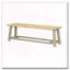 Banc en rotin de bois massif-1813304420