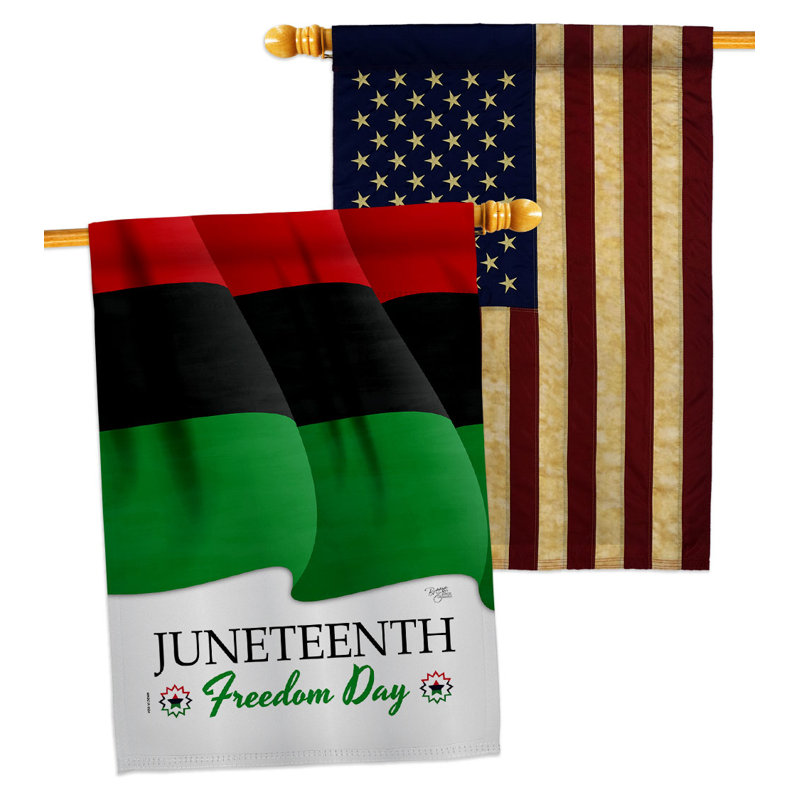Double Sided 40'' H x 28'' W Polyester House Flag