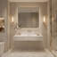 Comptoir de meuble-lavabo en résine 48 po seulement, lavabo intégré blanc brillant, comptoir de salle de bain à surface solide pour remplacement de meuble-lavabo