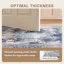 Tapis Mulberry moderne uni bleu marine en polyester lavable-406527473