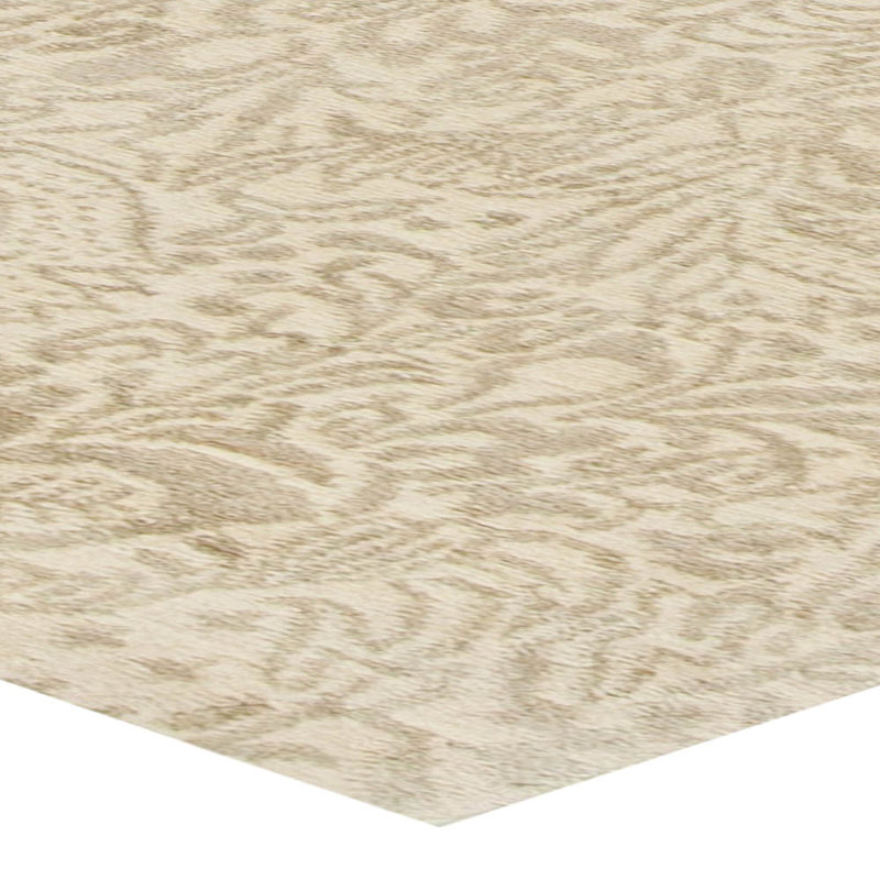 Tapis tibétain en laine fait à la main de conception moderne S10 de 6 pi 6 po x 11 pi Doris Leslie Blau