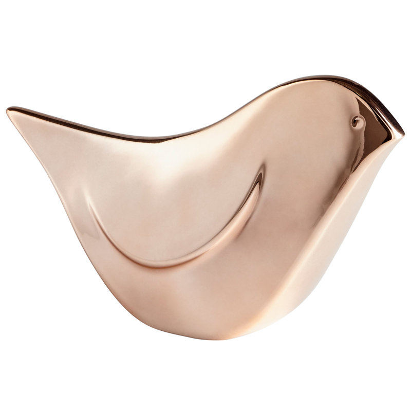 Figurine perche radieuse, H 7,5 po x l 13 po x P 3,75 po