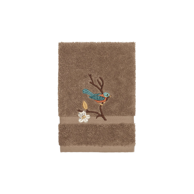 Gant de toilette en coton Springtime, Latte