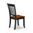 9 Piece Modern Dining Table Set Includes an Oval Wooden Table with Butterfly Leaf and 8 Kitchen Dining Chairs, Black & Cherry