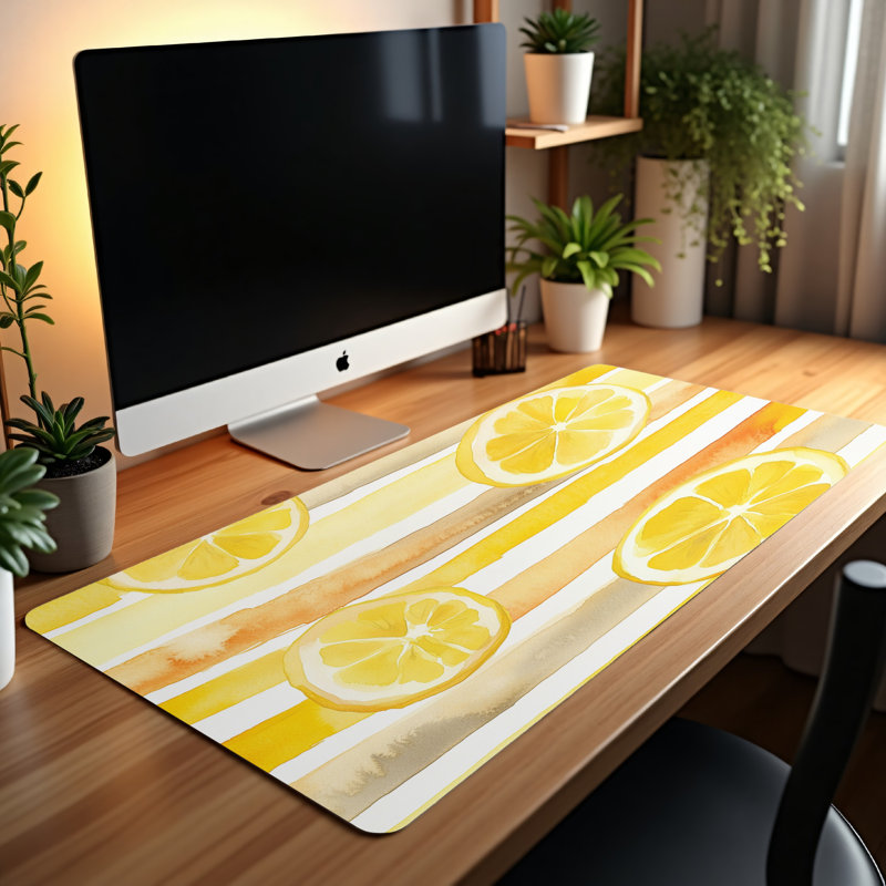 Polyester Desk Pad, 31.5x15.5