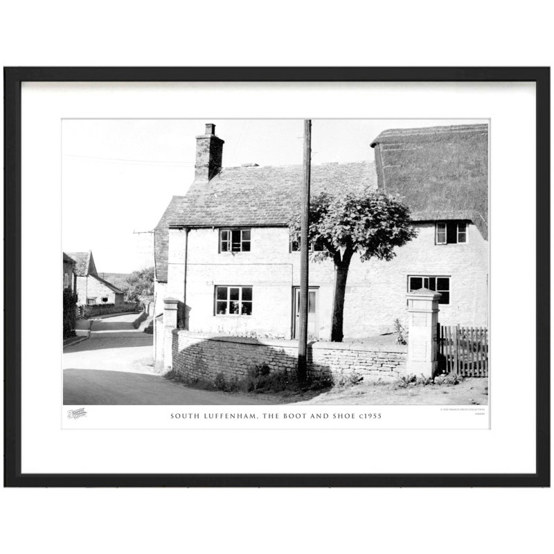 South Luffenham, The Boot And Shoe C1955 - Single Picture Frame Print, 48.4cm H x 63.6cm W x 2.3cm D
