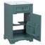 Meuble-lavabo compact de 20 pouces: lavabo en céramique, porte à fermeture en douceur, tablette réglable et support de porte - conception peu encombrante-1482155432