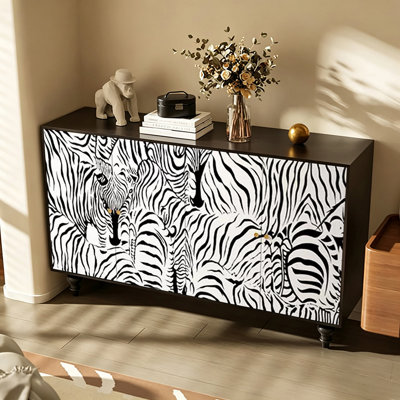 Independent multifunction art sideboard cabinet