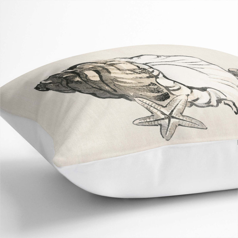 Square Cushion, 55cm H x 55cm W x 20cm D, White