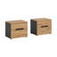 50 cm W Bedside Table