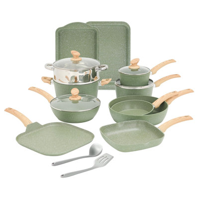17 - Piece Ceramic Cookware Set