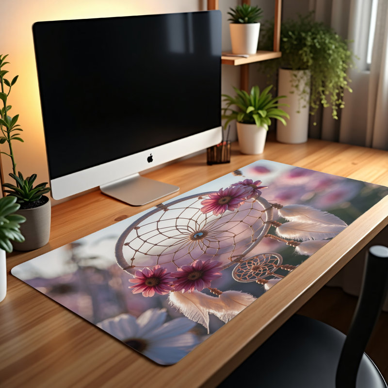 Polyester Desk Pad, 14.4x12.1