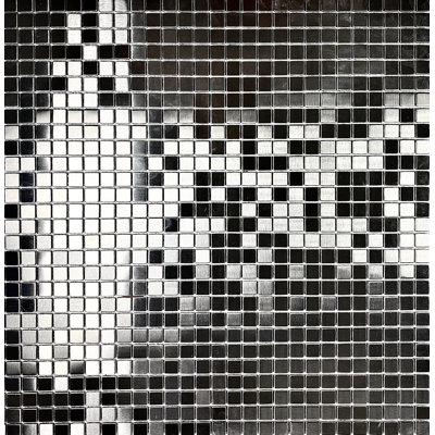 Enchanted 1"" x 1"" Metal Mosaic Tile -  Abolos, WHSEHMSQ-SI