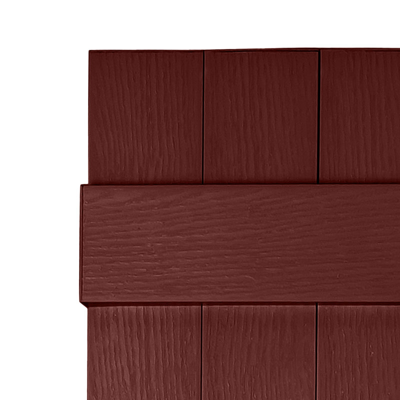 Persiennes personnalisées fermées à 3 planches, Canneberge, 31"
