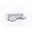 Convertible Modular Sectional Sofa Couch with Storage Seat U Shaped 4-Seat Sofa Couch with Reversible Chaise Modular Sectional Fabric Light Grey-129590921