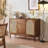 Mid-Century Modern Walnut Solid Wood Sideboard