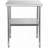 Stainless Steel Prep Table with Adjustable Undershelf (30" x 30", 800 lbs Capacity)