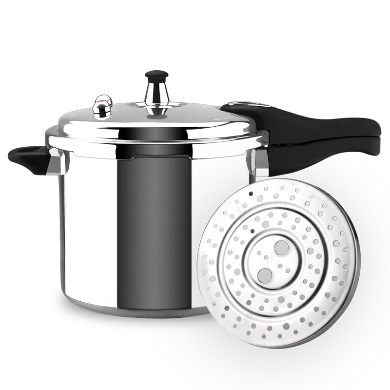 Autocuiseur Magefesa Avant 8,5 litres en aluminium, compatible avec les cuisinières à gaz, électriques et vitrocéramiques, stérilisateur