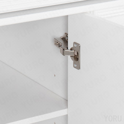 35.6" Bathroom Cabinet, Only Cabinet, White