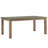 Rectangular Stainless Steel Top Dining Table