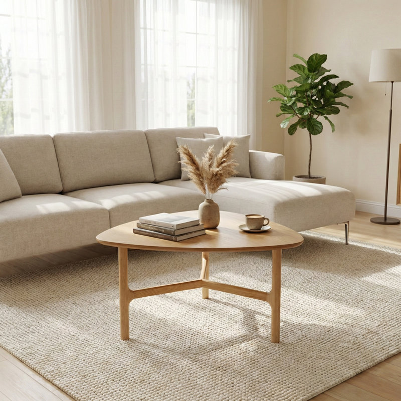 Dune Wooden Coffee Table, Oak