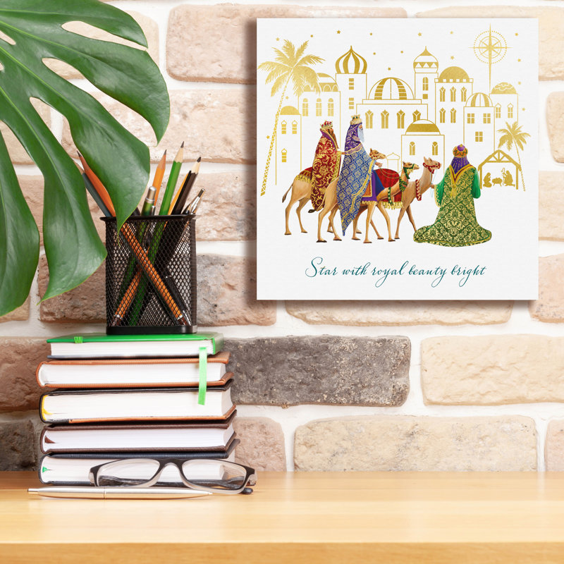  «Royal Beauty Bright» par Elle Media Group, art mural sur toile, 12 po x 12 po, H 12 po x l 12 po