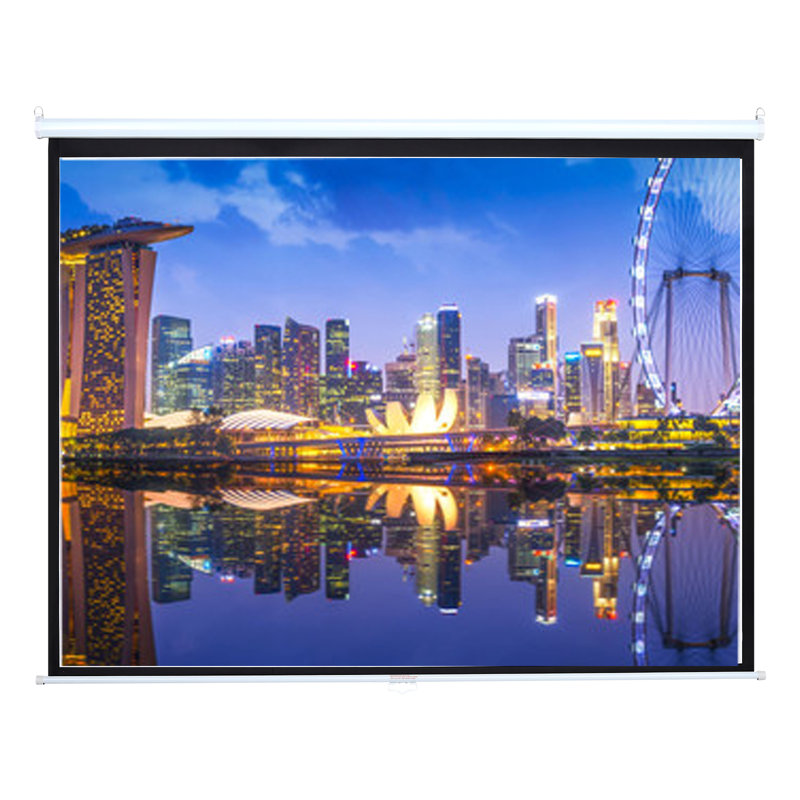 17 Stories Manual Projector Screen Projector Screen, 128cm H x 178cm W