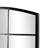 Haider Glass and Metal Arched Window Pane Inspired Wall Mirror-736748462-736818526-721939862