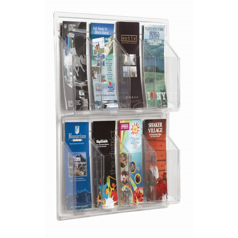 Porte-brochures mural Clear-Vu