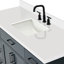 Meuble-lavabo simple en bois massif Tidworth avec plateau en quartz blanc de 1,5 po-1171835465-1205209738