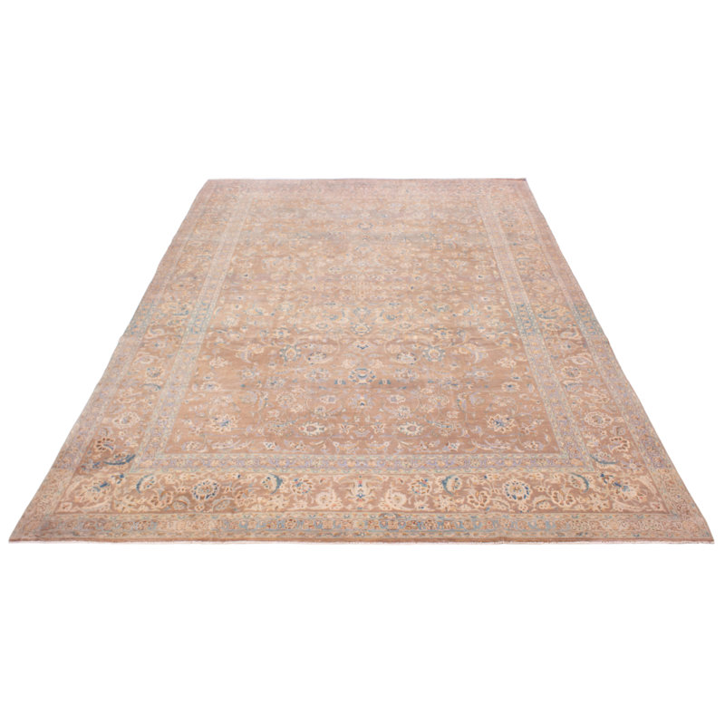 Tapis unique en laine de 9 pi 3 po x 12 pi 10 po Youko