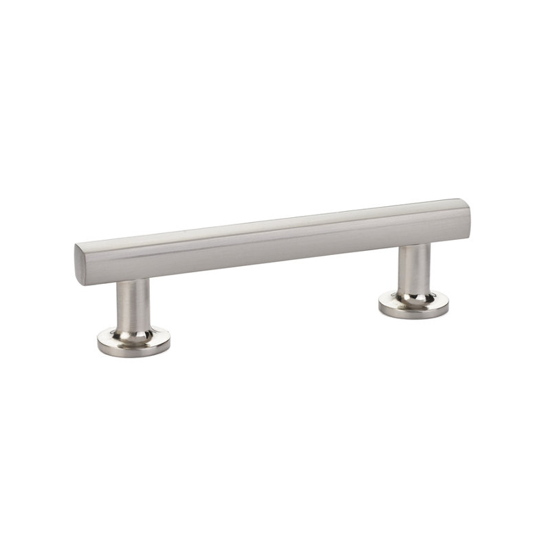 Freestone 6" Center to Center Bar Pull, 4", Satin Nickel