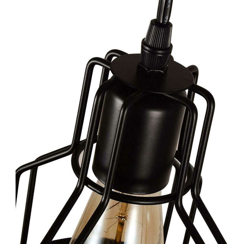 Audet 3 - Light Matte Black Kitchen Island Pendant